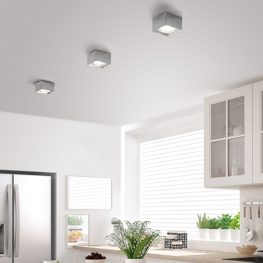 LED Deckenleuchte Kari in Nickel-matt 12W 1270lm