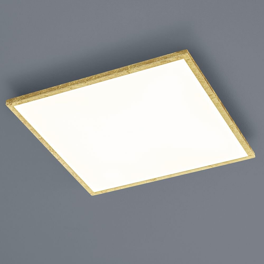 LED Deckenleuchte Rack in Blattgold 20W 1800lm eckig