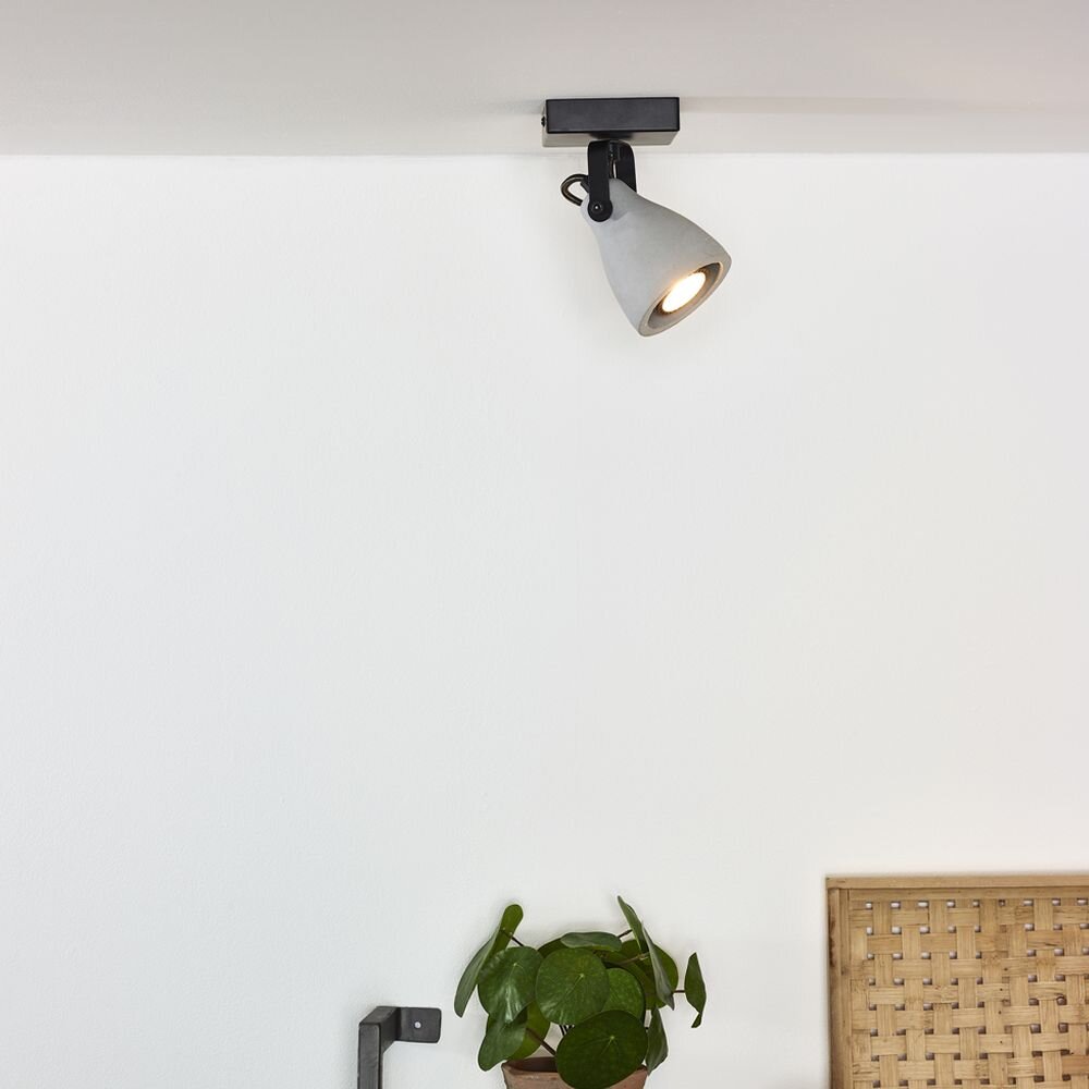 LED Deckenleuchte Concri in Grau GU10 5W 320lm
