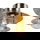 Wandleuchte Zico in Chrom-Matt E27 IP44