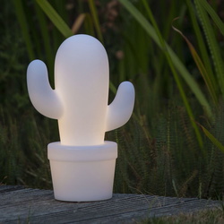 LED Tischleuchte Cactus in Weiß 2W 90lm IP44