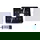 Deckenleuchte Ceres-LED in Schwarz und Weiß 30W 2475lm IP66 eckig