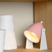 Lucide 45564/01/66 Lampada Da Tavolo Chago – Metallo Rosa, 40W, Girevole, Con Interruttore Sul Cavo, Per LED (lampadina Esclusa) - 3
