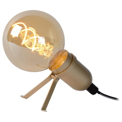 LED Tischleuchte Pukki in Gold-Matt E27 5W 260lm