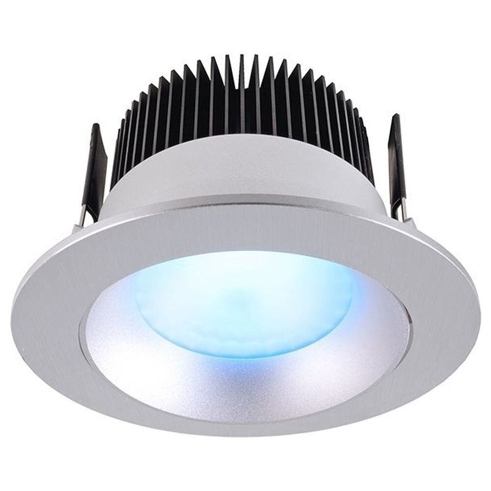 LED Deckeneinbauleuchte COB94 in Silber RGBW 16W 710lm günstig online kaufen