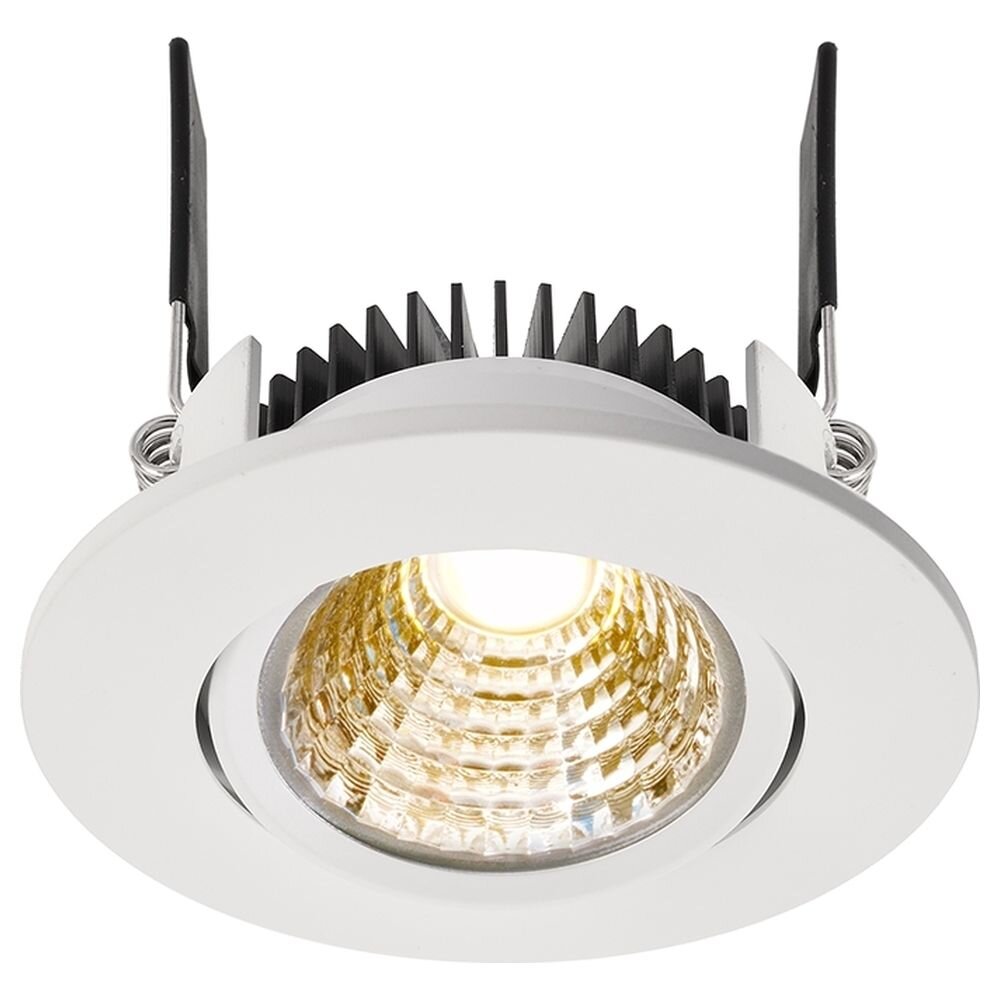 LED Deckeneinbauleuchte COB68 in Weiß 8,5W 24V Rund 2700K günstig online kaufen