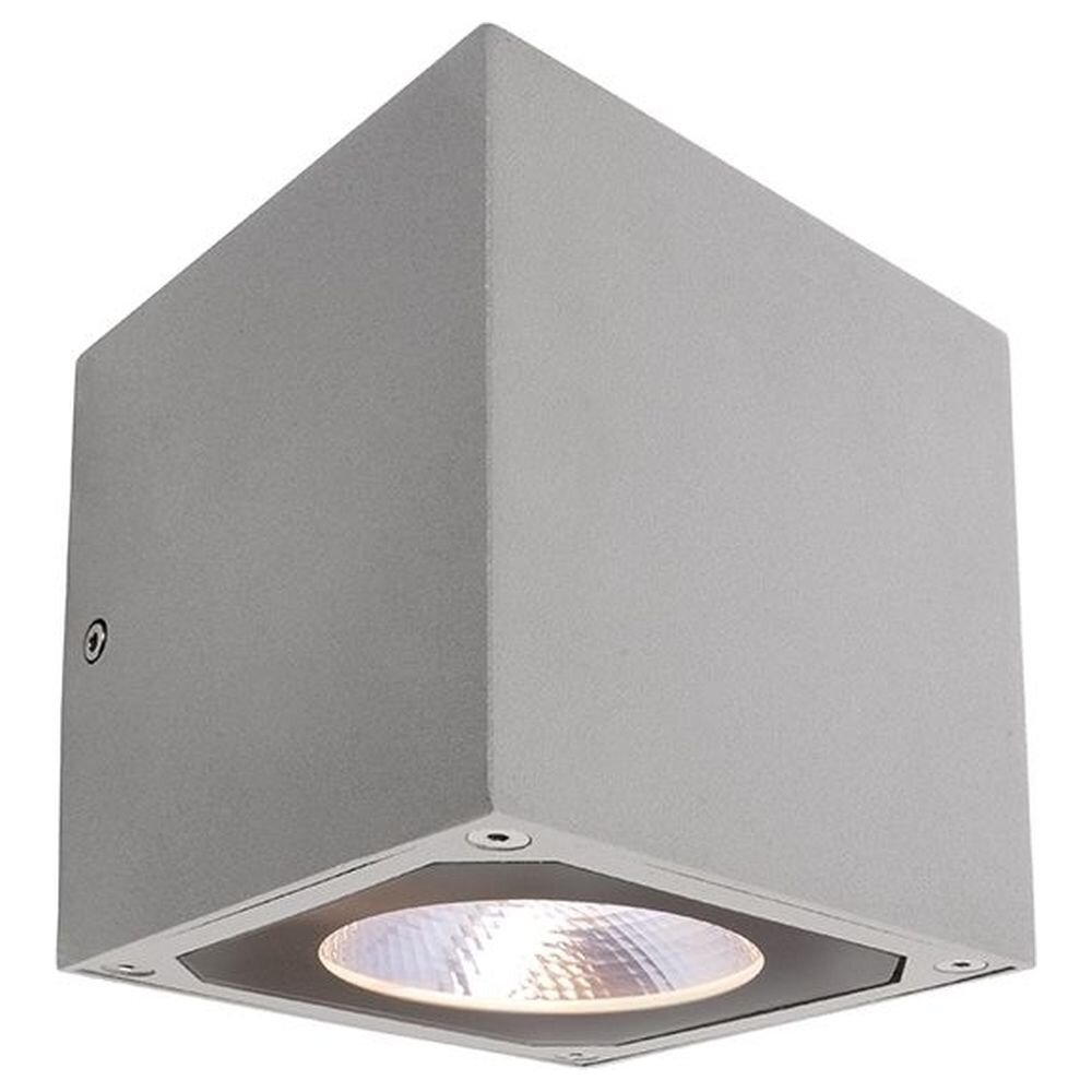 LED Wandaufbauleuchte Cubodo II Double in Silber 2x7W 2x630lm IP54