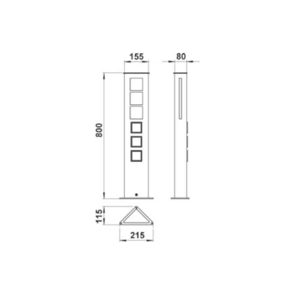 Steckdosensäule E27 max. 20W 1xSchalter 2xSteckdose günstig online kaufen