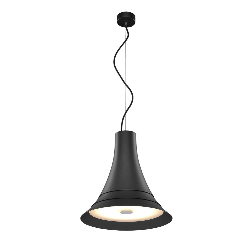 SLV Bato Hänge- & Pendellampe & Hängeleuchte Esszimmer Wohnzimmer LED modern Schwarz Gold Aluminium Metall 1-flammig