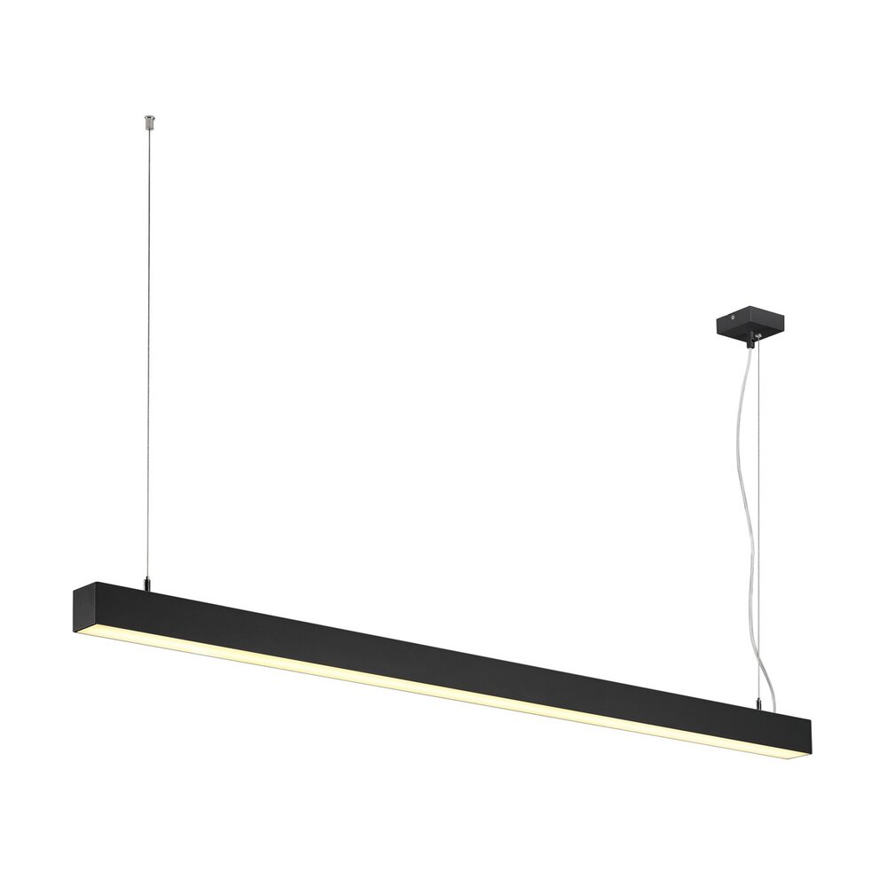 LED Pendelleuchte Q-Line Dali Single in Schwarz 47W 3700lm günstig online kaufen