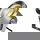 LED Außenstrahler Nautilus Spike in Silber 9W 520lm IP55