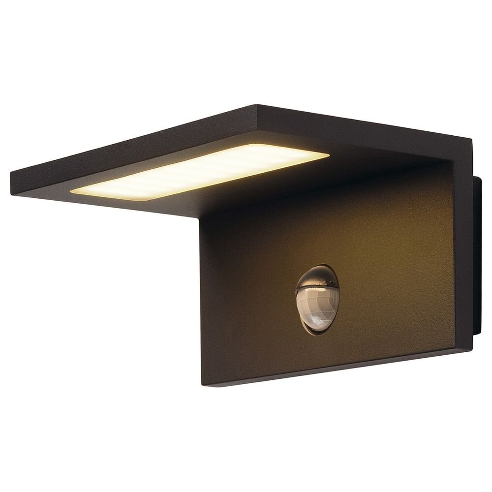 LED Wandleuchte LED Sensor Wl in Anthrazit 9,8W 560lm IP44