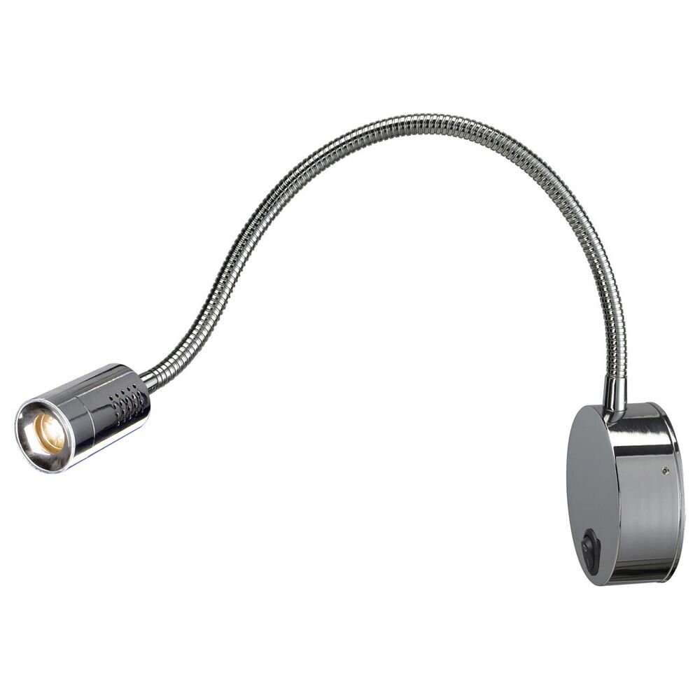 LED Wandleuchte Dio Flex Plate in Chrom 1,9W 82lm 2700K