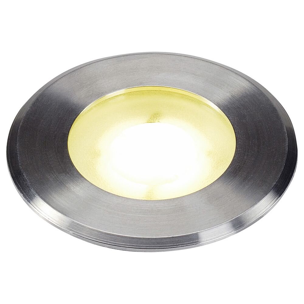 LED Bodeneinbaustrahler Dasar Flat in Silber 4,3W 110lm IP67