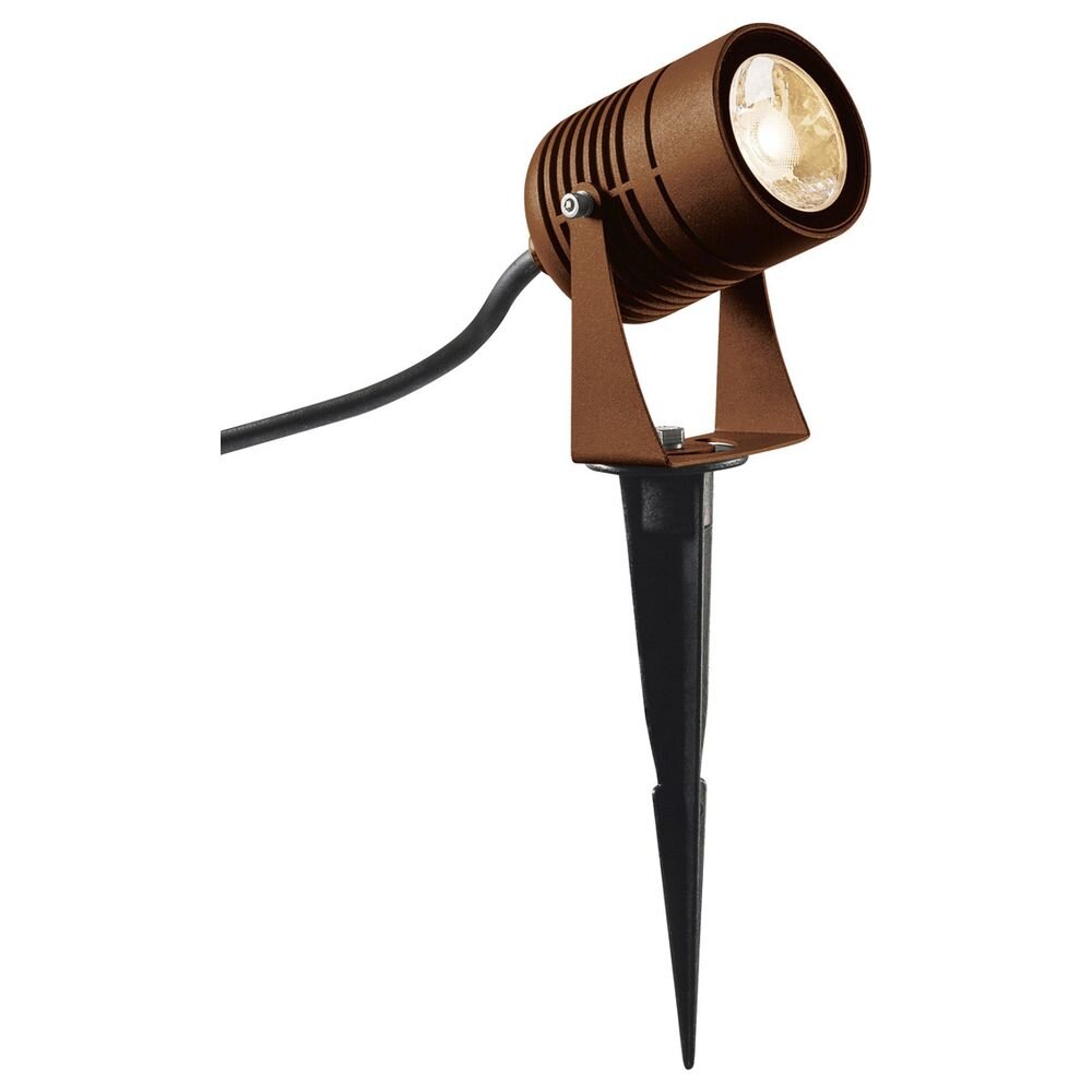 SLV LED SPIKE, LED Outdoor Erdspießleuchte, rost farbend, IP55, 3000K, 40° günstig online kaufen