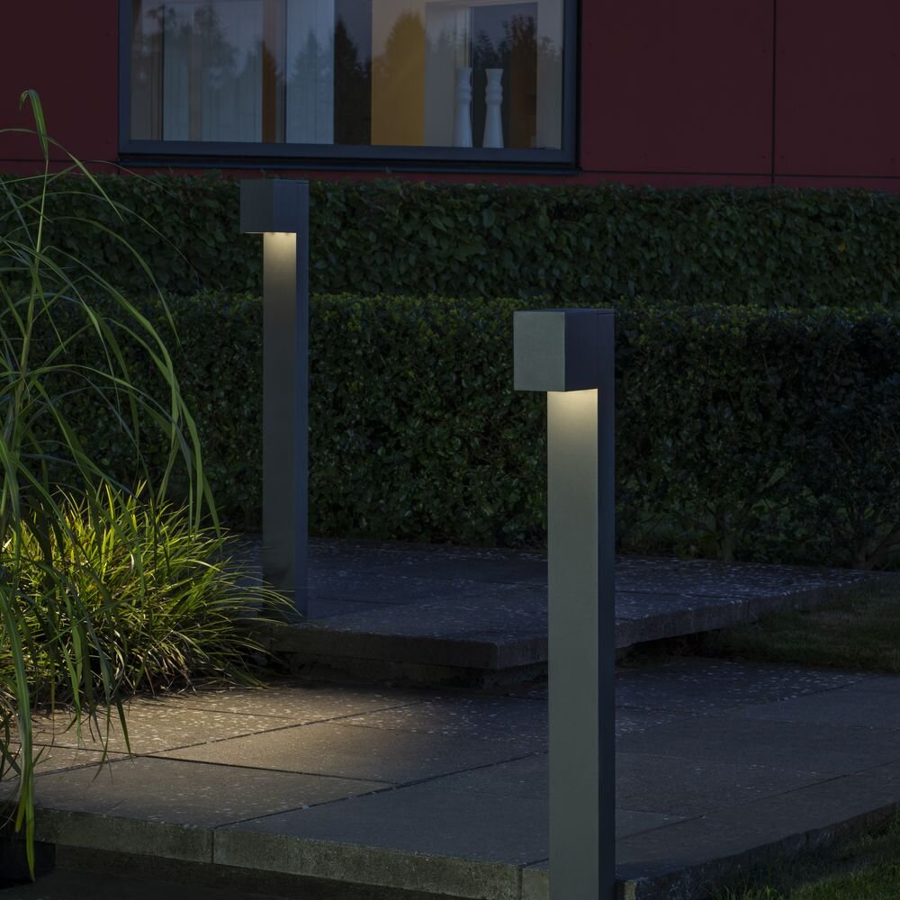 LED Wegeleuchte Cremona aus Aluminium in Anthrazit