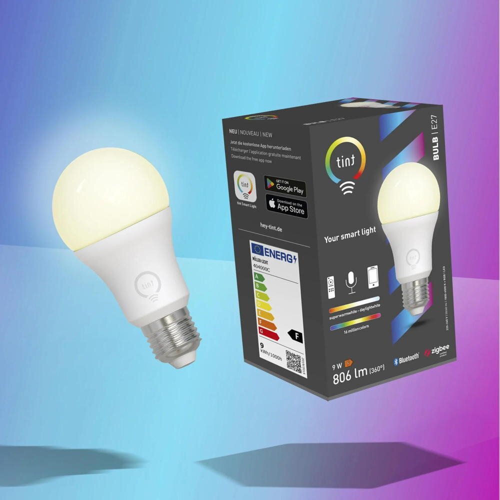 Müller Licht tint white+color LED-Lampe E27 9W günstig online kaufen