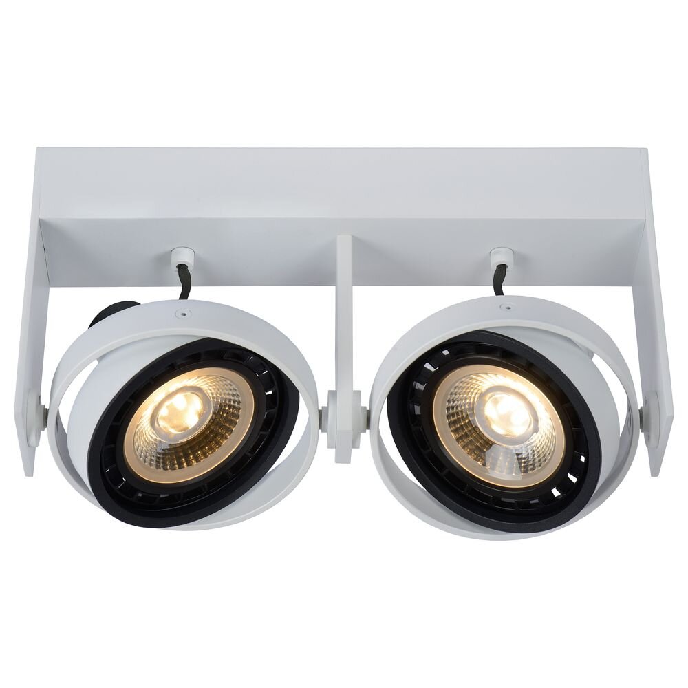 LED Deckenstrahler Griffon in Weiß GU10 2x12W 1640lm
