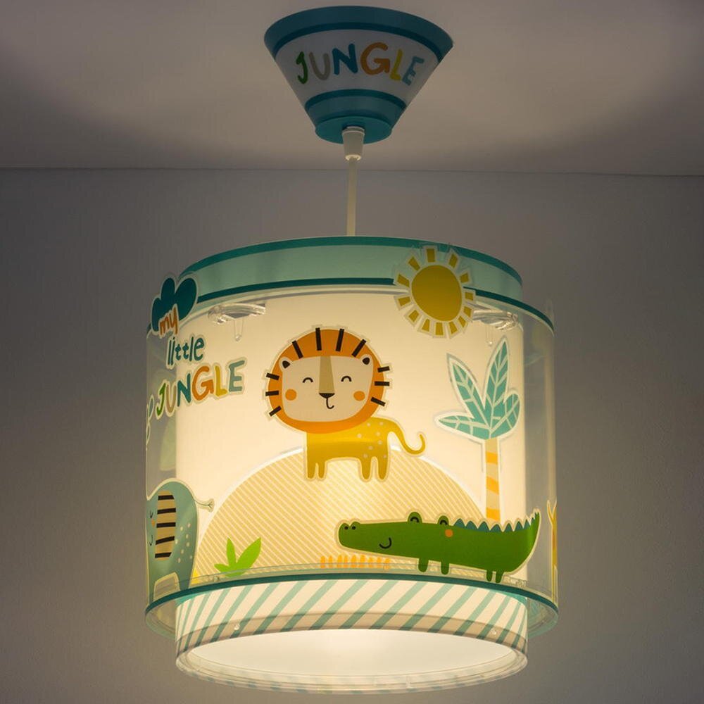 Kinderzimmer Pendelleuchte Little Jungle fluoreszierend E27