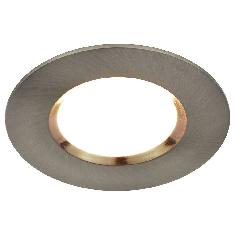 LED Einbaustrahler Dorado in Nickel 5,5W 345lm IP65 rund