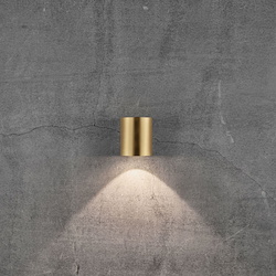 LED Wandleuchte Canto in Messing und Transparent 2x6W...