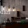 famlights | Pendelleuchte Hauke aus Metall in Silber mit Glasschirmen 3xE27