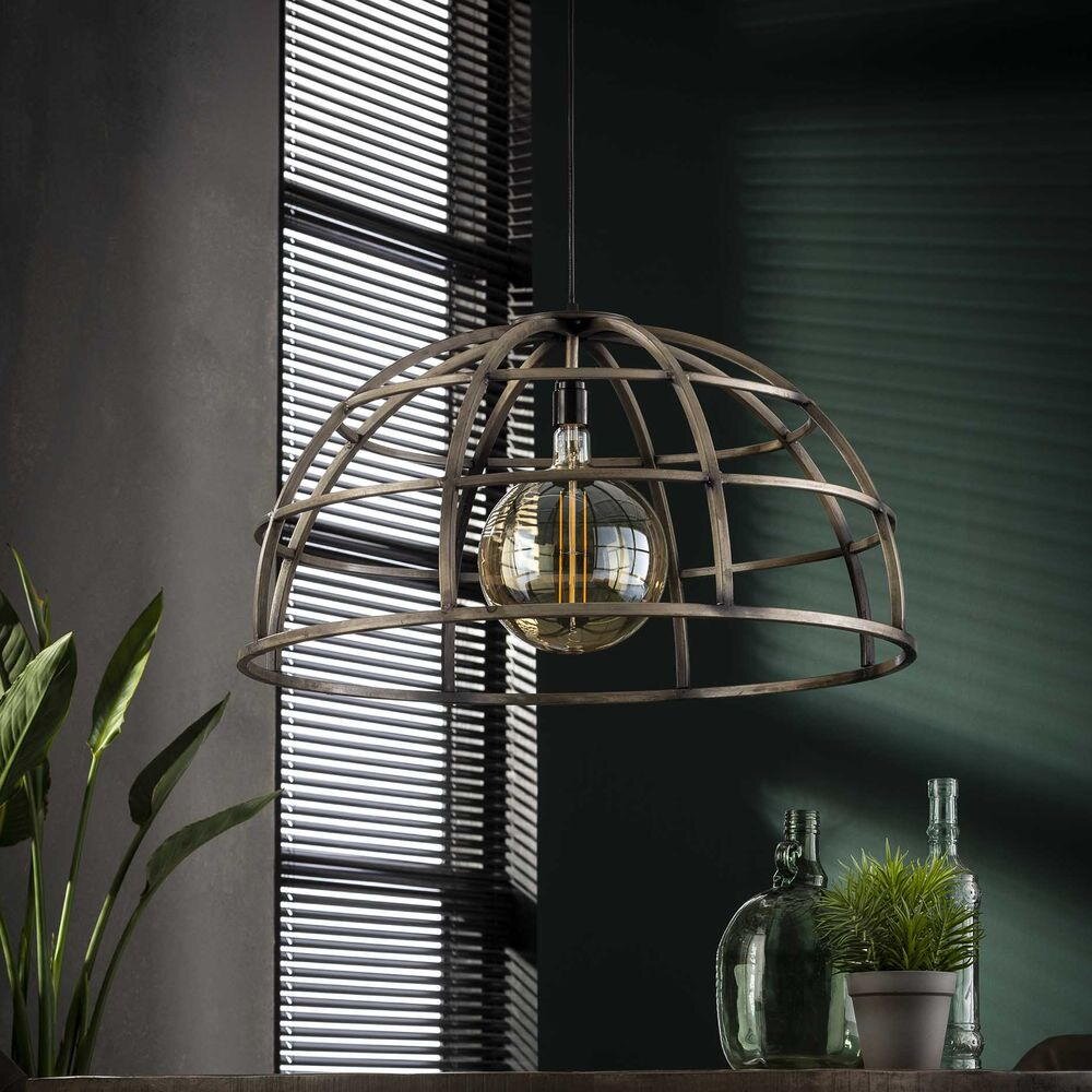 famlights | Pendelleuchte Chloe in Silber E27 700mm günstig online kaufen