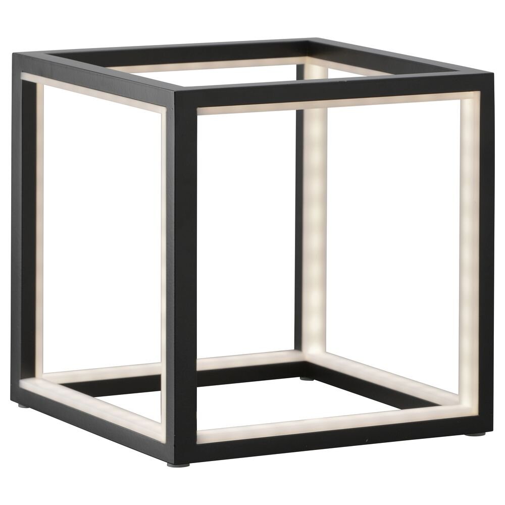 LED Dekoleuchte Delux in Schwarz 7W 630lm 200x200x200mm