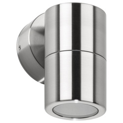 Wandleuchte in Edelstahl GU10