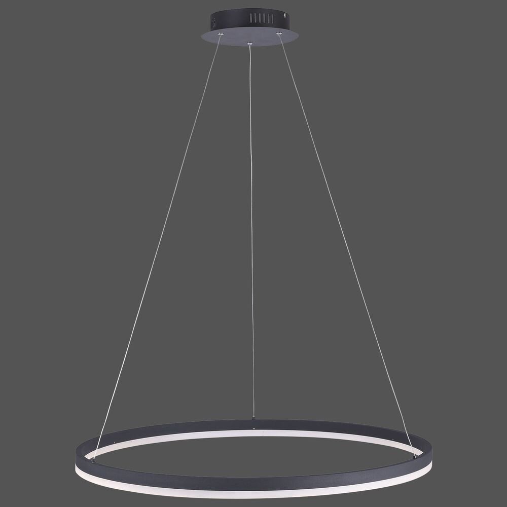 Paul Neuhaus LED-Pendelleuchte Titus Anthrazit Ø 80 cm günstig online kaufen