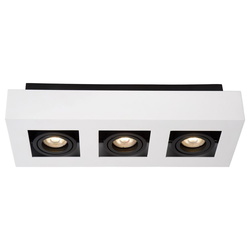 LED Deckenleuchte Xirax GU10 3x5W  in Weiß 3-flammig