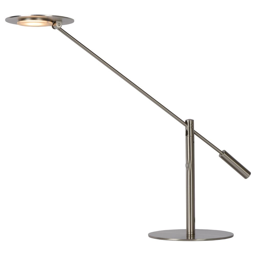LED Schreibtischlampe Anselmo 9W 3000K 640lm in Chrom-matt