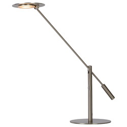 LED Schreibtischlampe Anselmo 9W 3000K 640lm in Chrom-matt