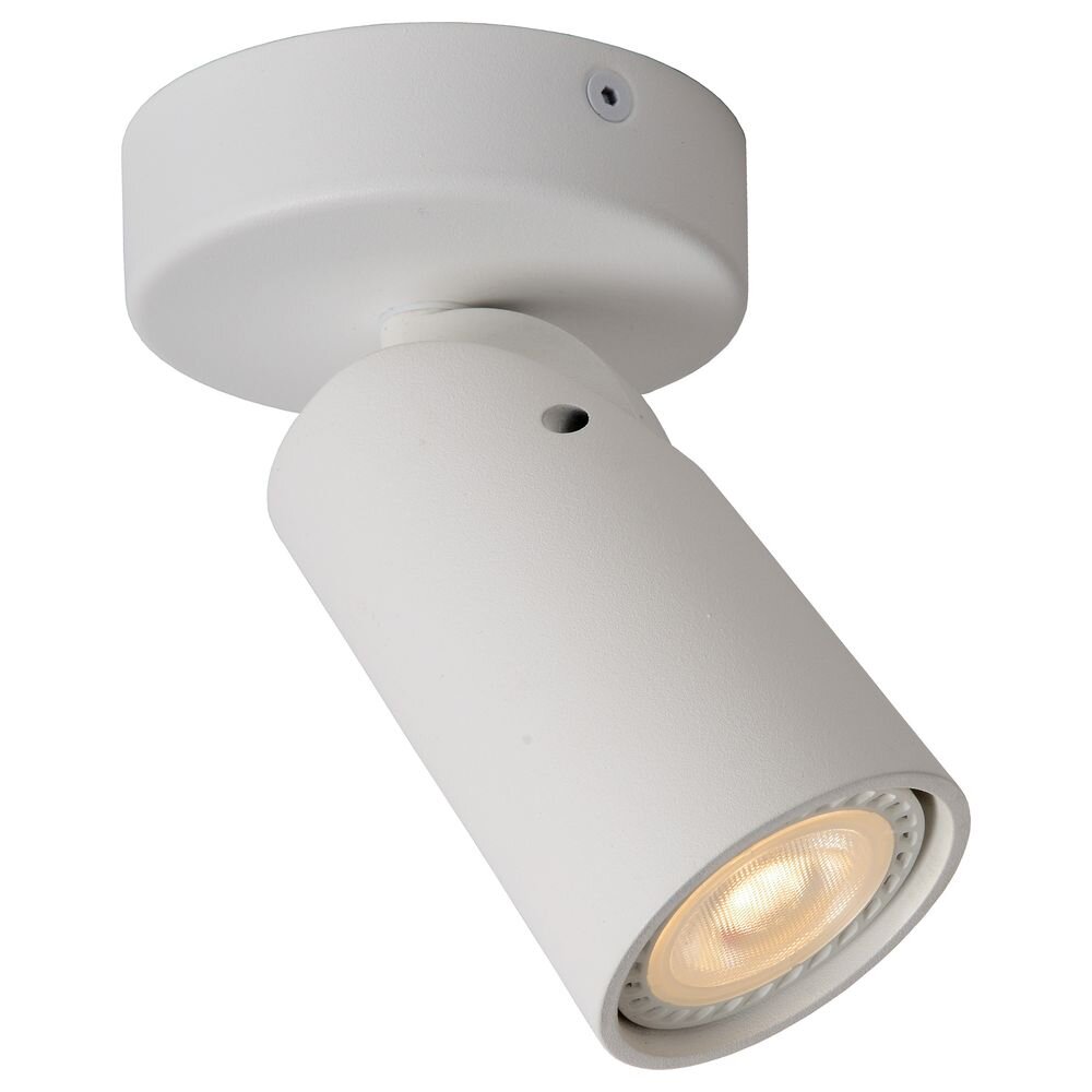 Lucide Xyrus Deckenstrahler, Deckenspots & Aufbaustrahler Wohnzimmer Schlafzimmer Flur LED modern Weiß Aluminium GU10 1-flammig