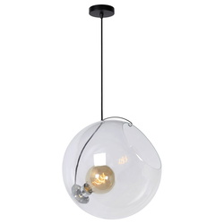 LED Pendelleuchte Jazzlynn max 20W E27 400mm klar