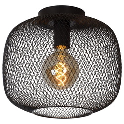 Deckenleuchte Mesh max. 40W E27 in Schwarz 300mm