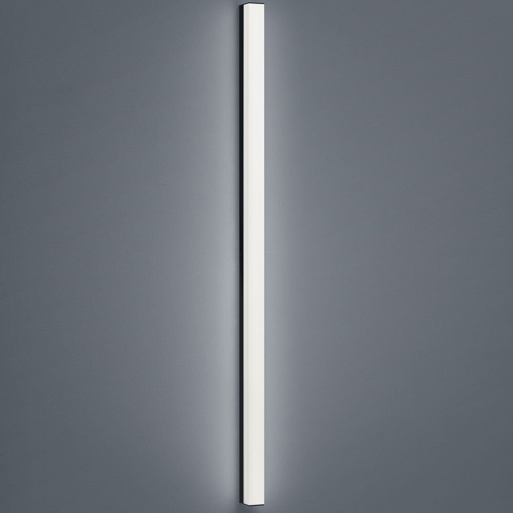 LED Wandleuchte Lado in Schwarz-matt 24W 2080lm IP44 1200mm günstig online kaufen