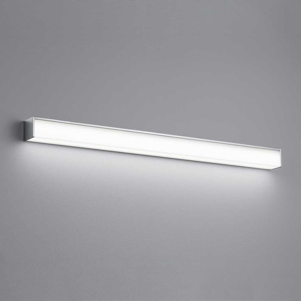 LED Wandleuchte Nok in Chrom und Transparent-satiniert 24W 2660lm IP44
