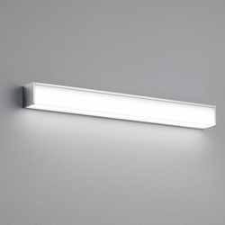 LED Wandleuchte Nok in Chrom und Transparent-satiniert IP44