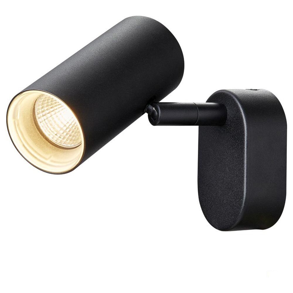 LED Deckenleuchte Noblo 8W 2700K 600lm in Schwarz 1-flammig
