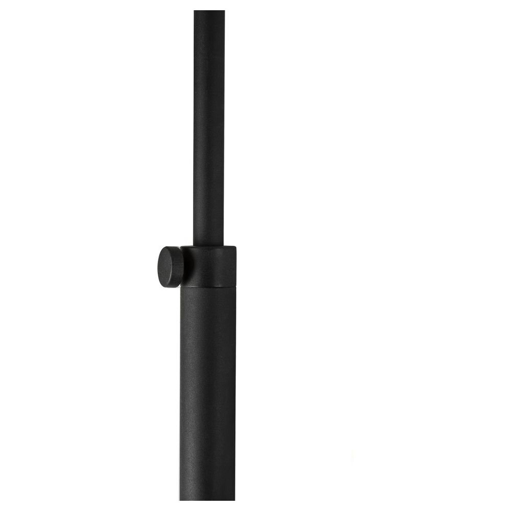 Stehleuchte Fenda max. 25W E27 aus Stahl in Schwarz ohne Schirm günstig online kaufen
