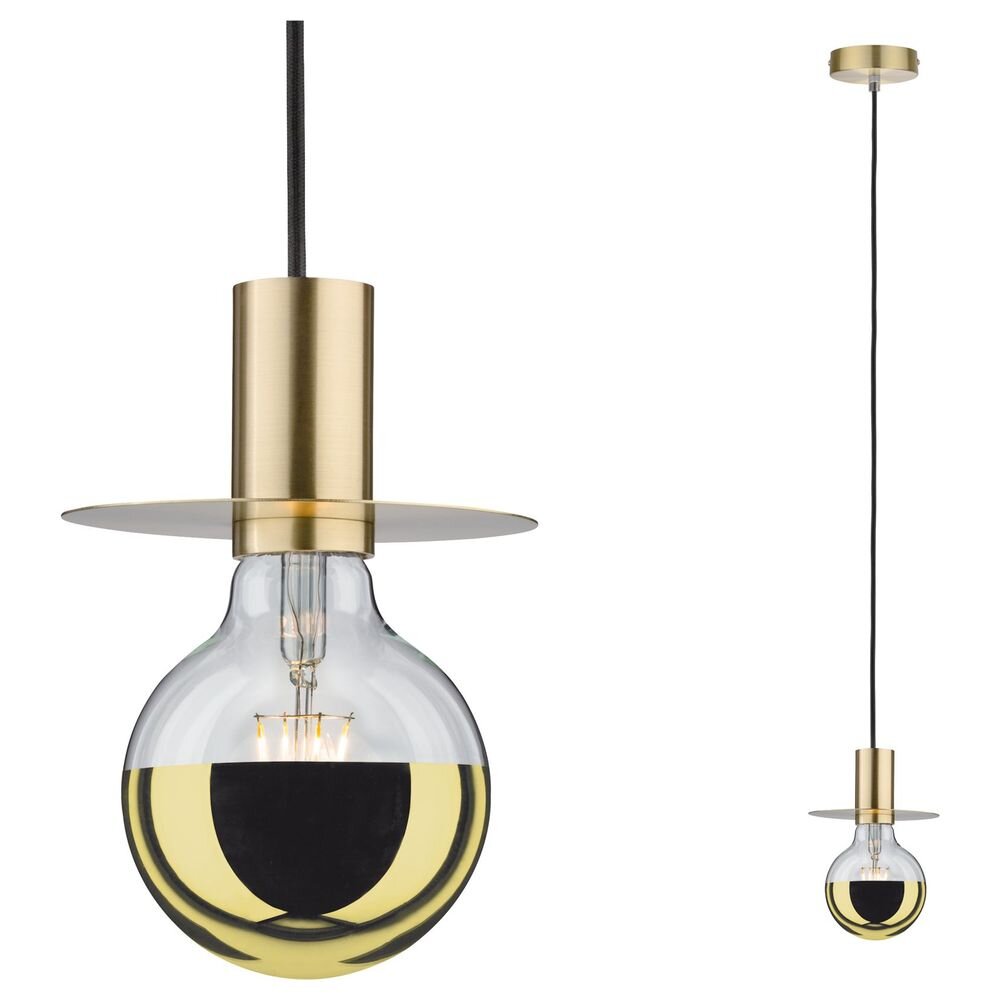 Paulmann LED Pendelleuchte Neordic Stian max1x20W E27 Messing gebürstet 230V Metall