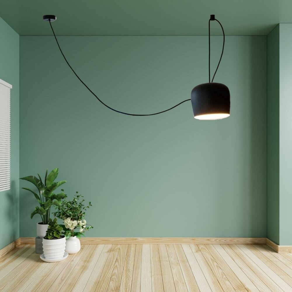 LED Designerpendelleuchte Aim 16W 895lm in Schwarz günstig online kaufen