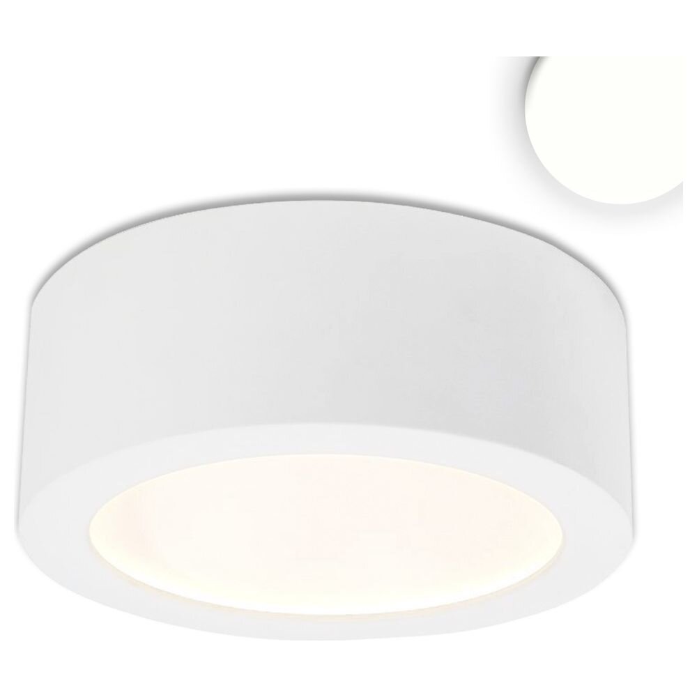 LED Aufbauleuchte LUNA 12W, weiß, indirektes Licht, neutralweiß