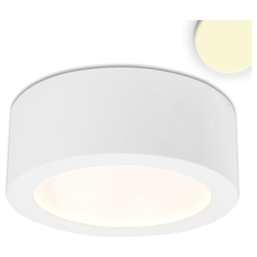 LED Aufbauleuchte LUNA 8W, weiß, indirektes Licht, warmweiß, dimmbar