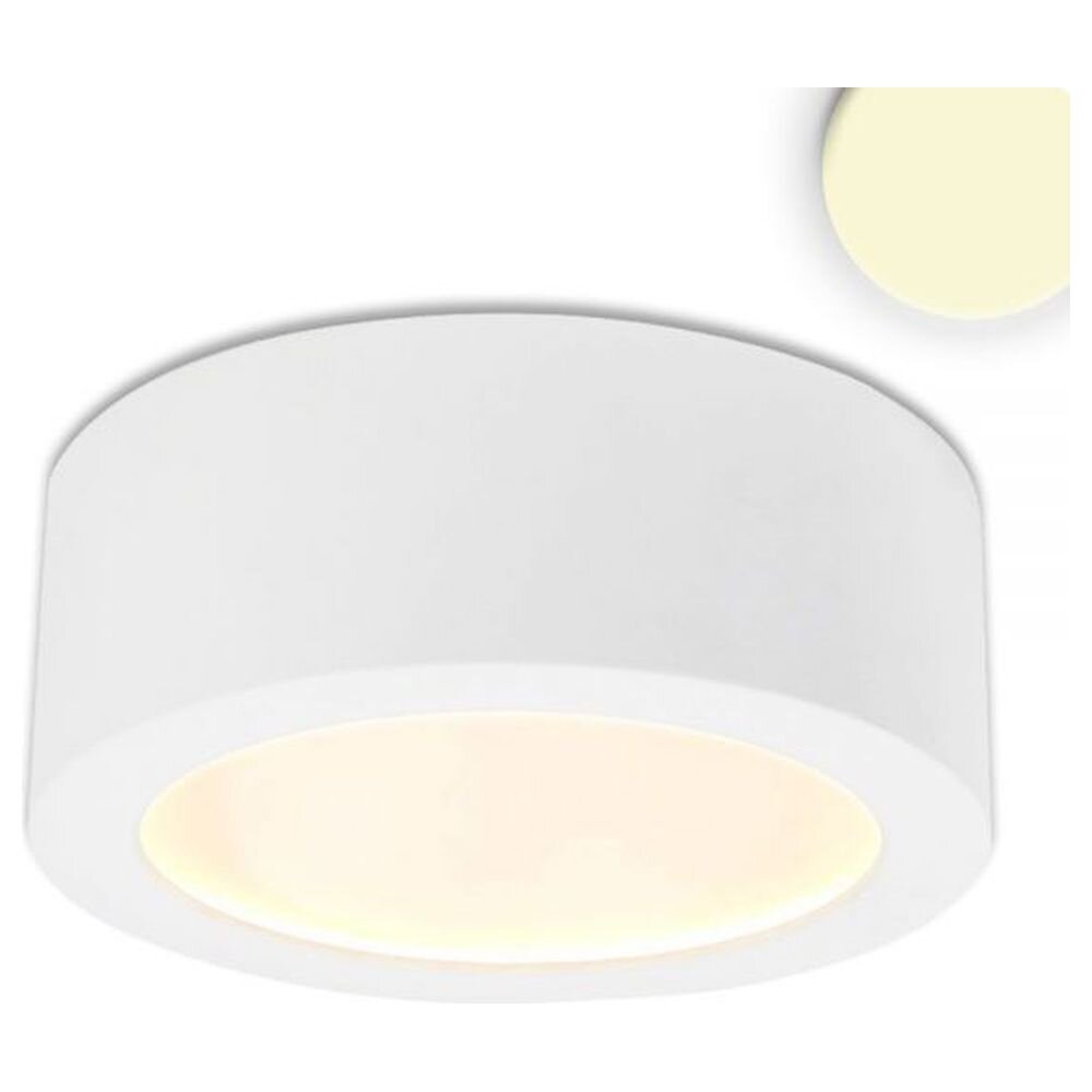 LED Aufbauleuchte LUNA 12W, weiß, indirektes Licht, warmweiß, dimmbar