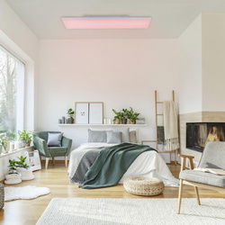 Q-Smart LED Deckenleuchte Q-Frameless in Weiß RGBW...