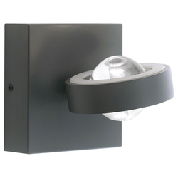 Q-Smart LED Wandleuchte Q-Mia in Anthrazit RGBW inkl....