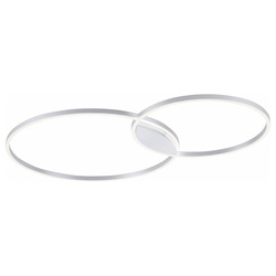 Q-Smart LED Deckenleuchte Q-Kate in Silber tunable white...