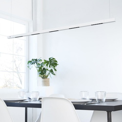 loomiQ LED Pendelleuchte Ontario aus Metall in Weiß...